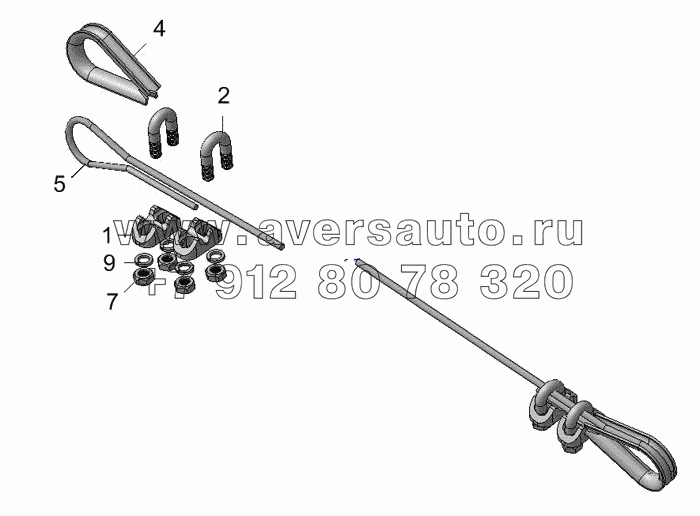 93341-3508181 Трос в сборе